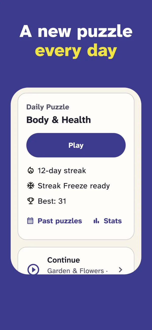 Word Search: Large Print Daily screen 2