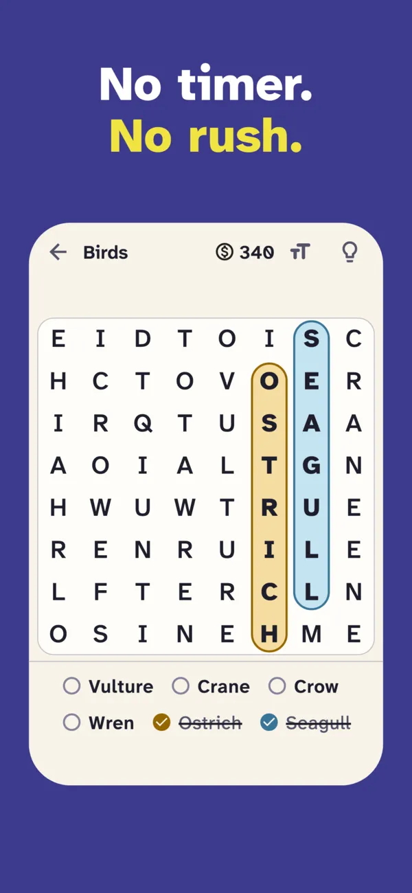 Word Search: Large Print Daily screen 3