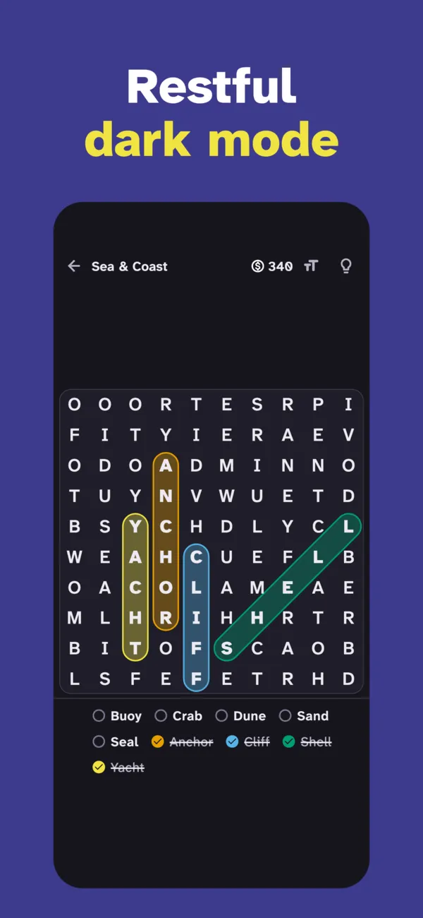 Word Search: Large Print Daily screen 4