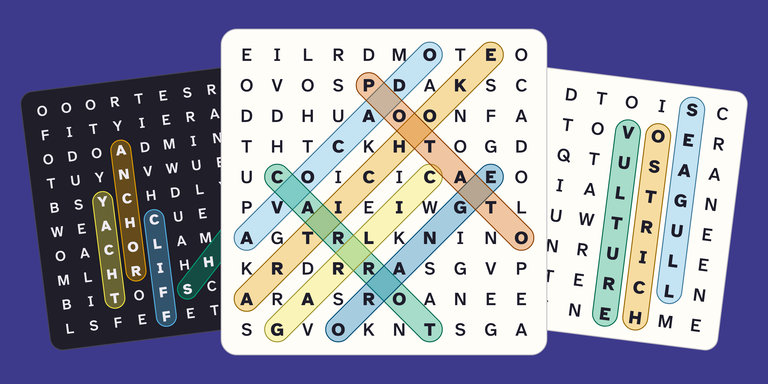 Word Search: Large Print Daily